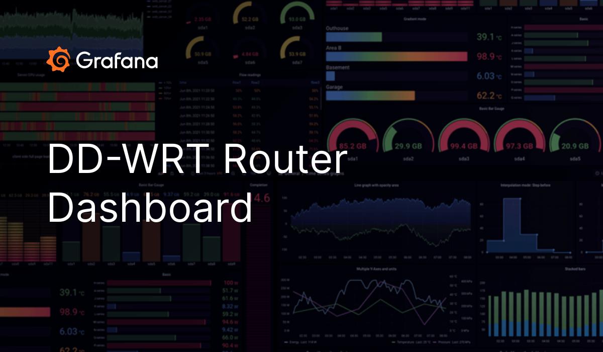 DDWRT Router Dashboard Grafana Labs